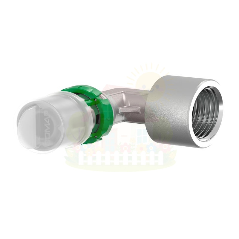 Инженерная сантехника Пресс угол COMAP 16х2 1/2" мм ВР резьба — детальное фото