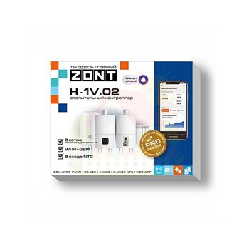 Инженерная сантехника Отопительный GSM / Wi-Fi контроллер ZONT H-1V.02 — детальное фото