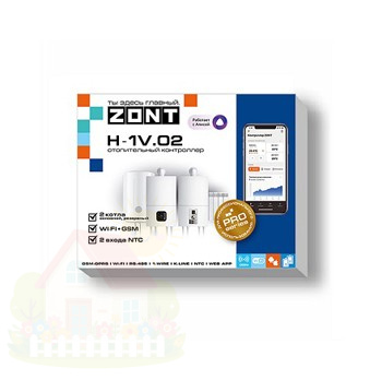 Купить Отопительный GSM / Wi-Fi контроллер ZONT H-1V.02 — фото товара в каталоге
