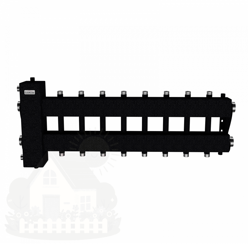 Купить Коллектор Gidruss BM-150-9DU до 150 кВт 1 1/2" 9 контуров — фото товара в каталоге