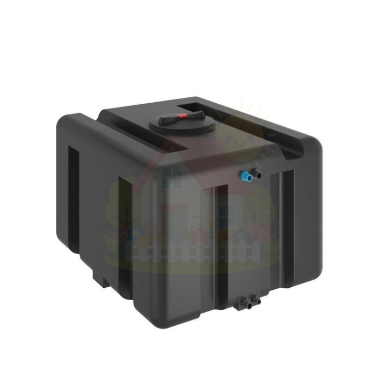 Инженерная сантехника Бак для воды прямоугольный ATQ 750 черный Aquatech без поплавка — детальное фото